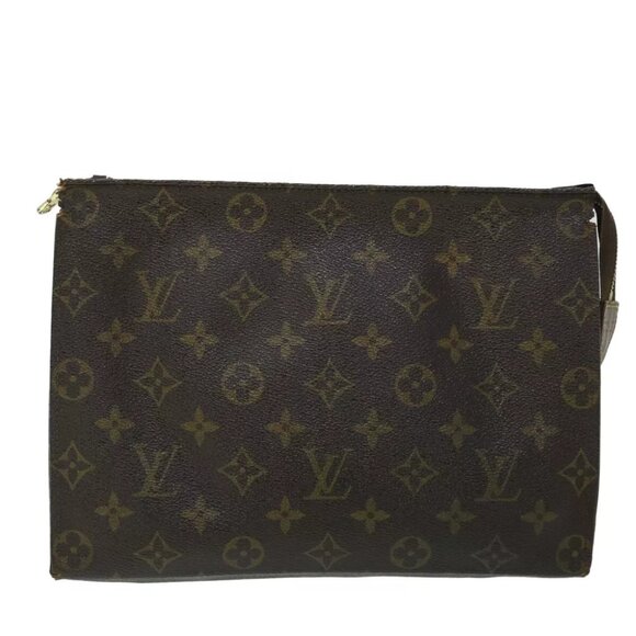 LOUIS VUITTON Monogram Poche Toilette 26 Pouch M47542 LV Auth 51226 - Picture 1 of 16